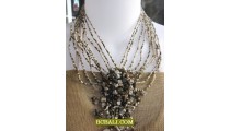 balinese handmade bead necklaces chokers stone